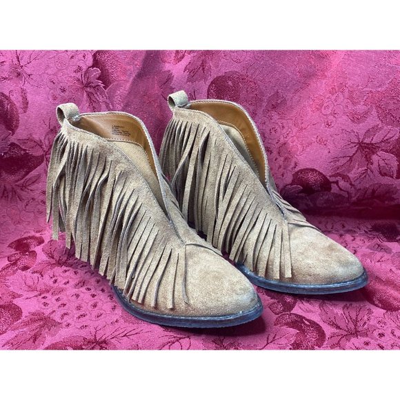 Coconuts by Matisse Shoes - COCONUTS By Matisse "Lambert" Women's Size 6.5M Brown Faux Suede Fringe Boots